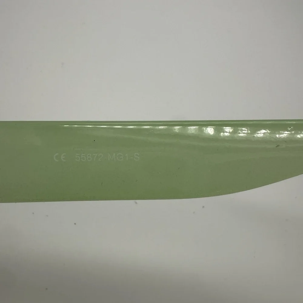 Rectangle Sunglasses Green Plastic Frame Black Tinted Lenses 55872-MG1-S